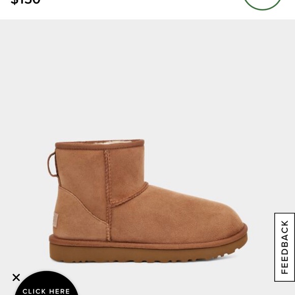 UGG Classic mini boot II chestnut size 8 - Picture 7 of 8